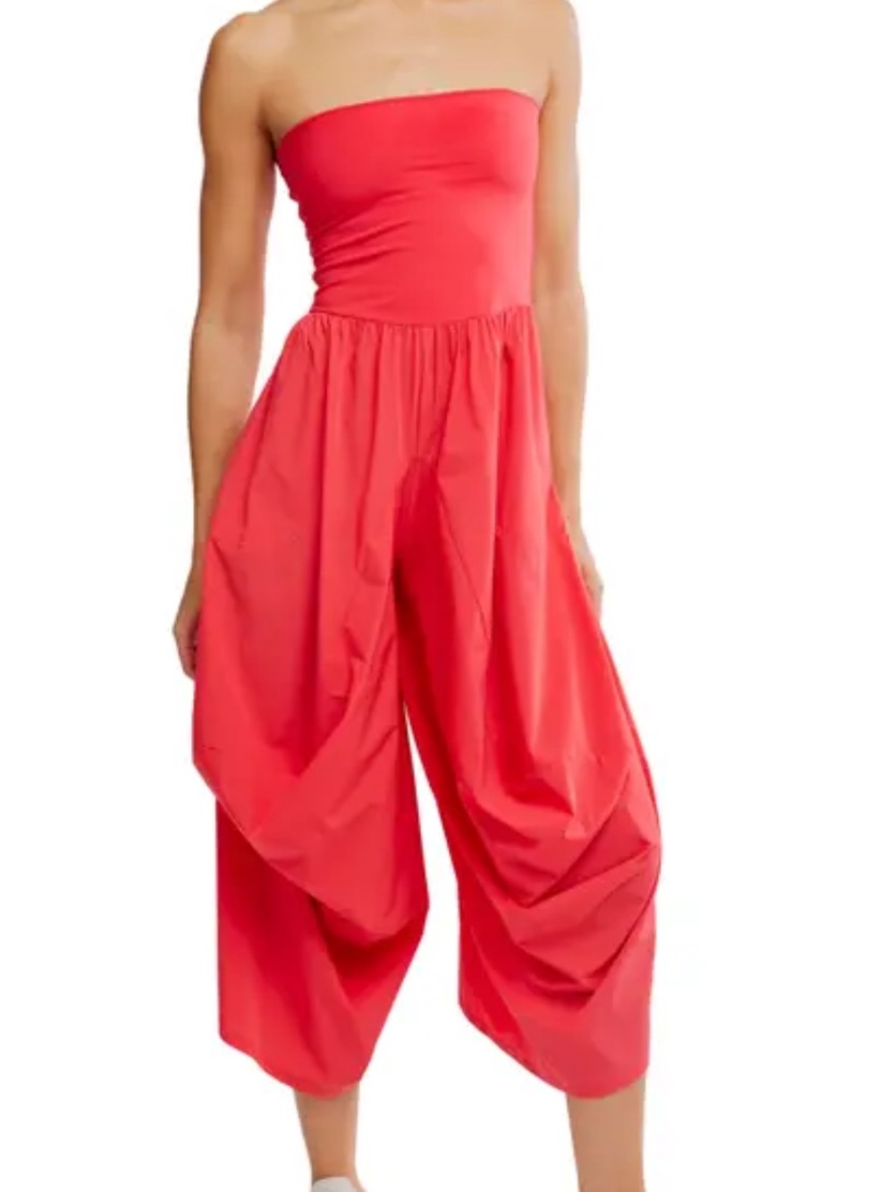 Free People FP Movement Way Back Convertible Crop Pants/Jumpsuit | size S NWT